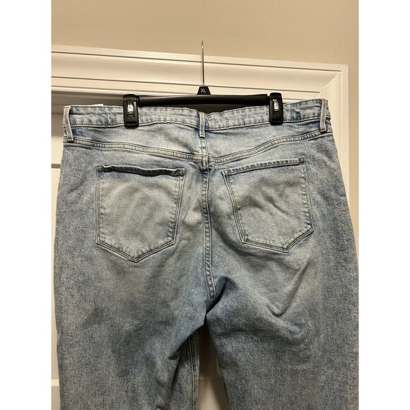 Old Navy Wide Leg Jeans Mid Rise Women’s Size 18 Lightweight Wash Stretchy - Picture 5 of 6